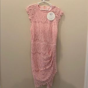 Baby pink dress